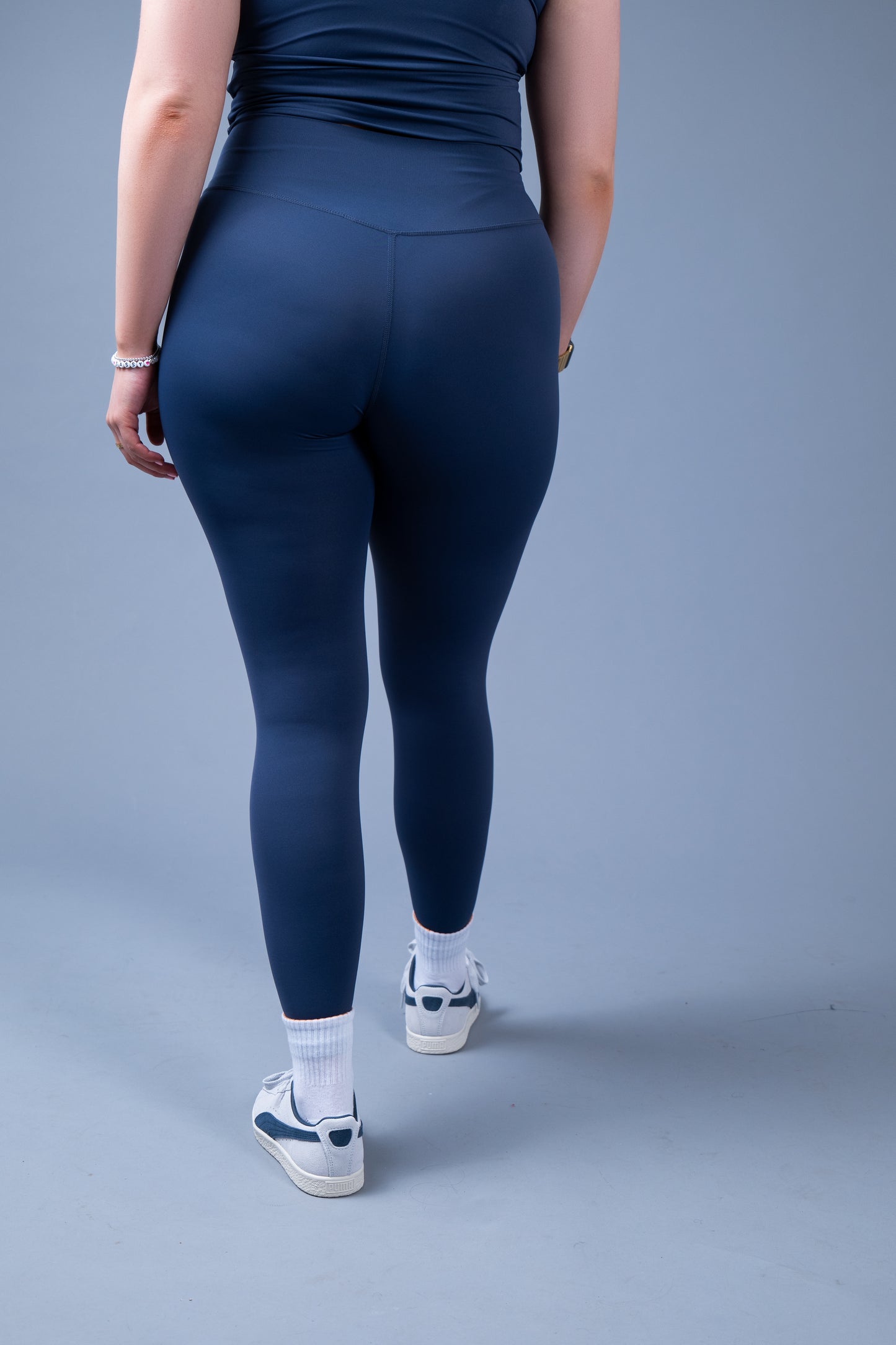 NoTrace Leggings - Pebble Blue