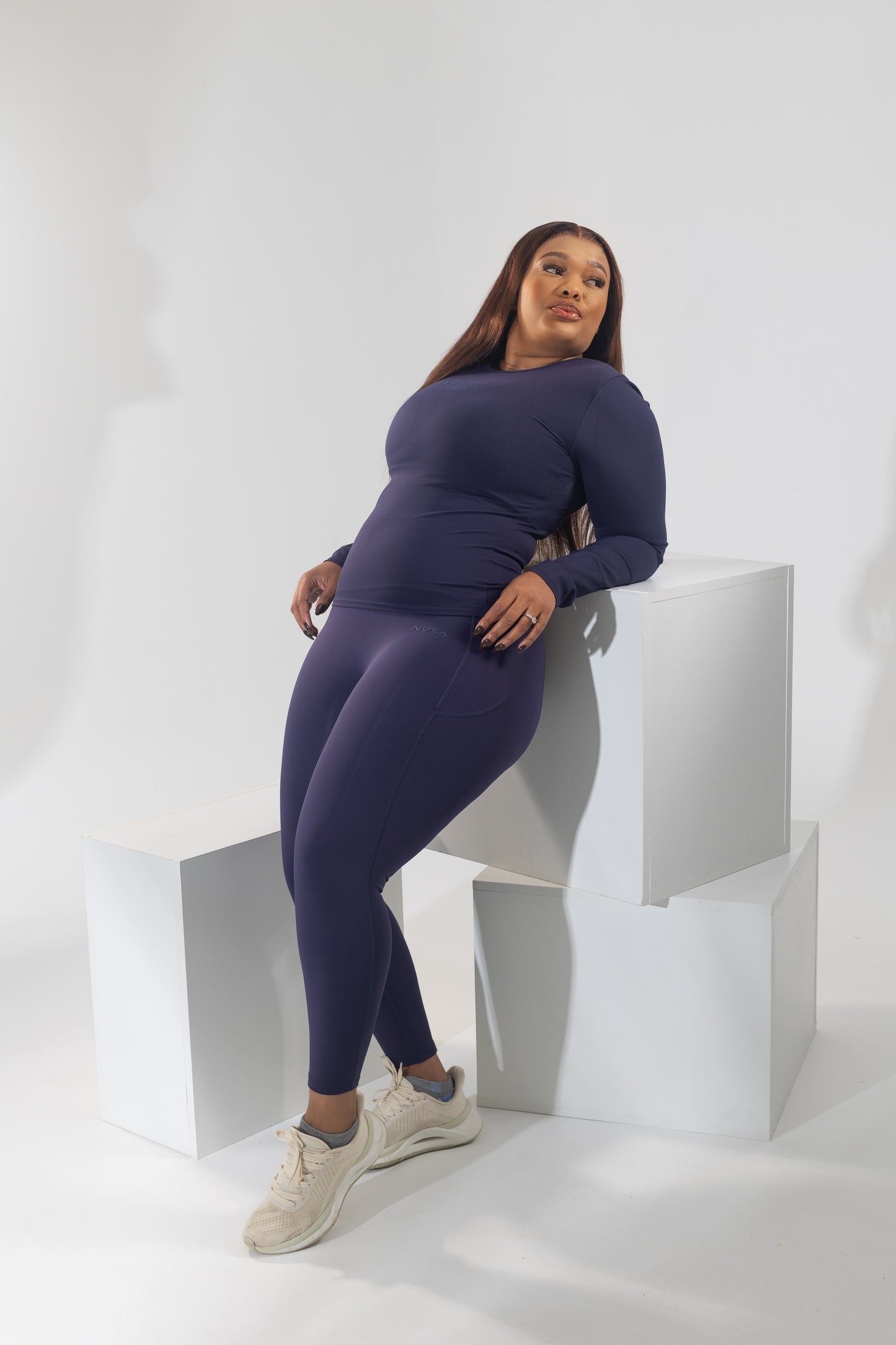 NoTrace Leggings with Pocket - Navy