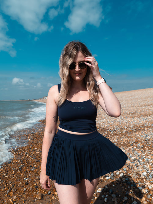 CourtReady Tennis Skirt - Navy