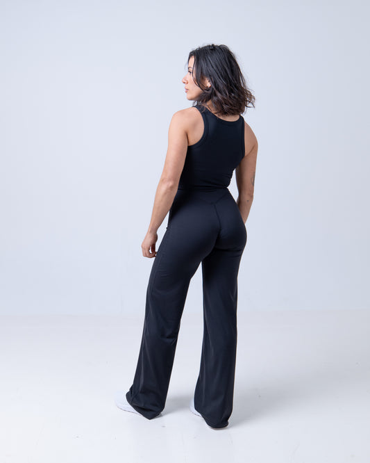 Straight Leg Flared Leggings