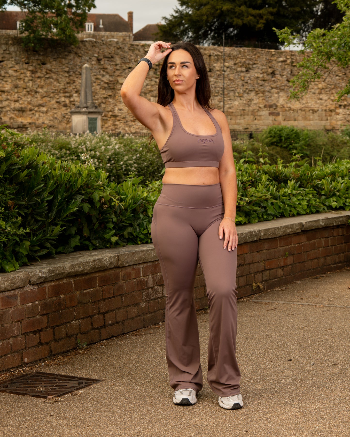 Flared leggings