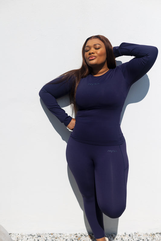 NoTrace Leggings with Pocket - Navy